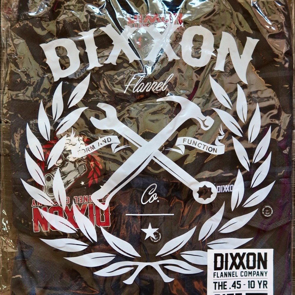 DIXXON Men’s THE .45-10 YR Flannel Shirt
